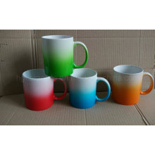 Gradual Change Color Mug, Spray Color Ceramic Mug
